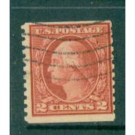 Used 492 2c George Washington Barely Clears A10046