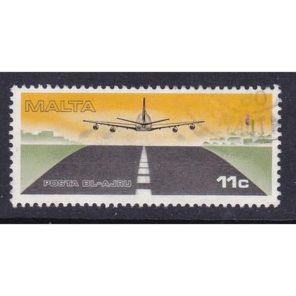 MALTA 1978 AIR 11c PLANE TAKING OFF 11c USED SG607