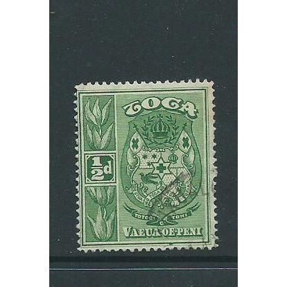 tonga stamps hm sg55 sg 55 used watermark turtles
