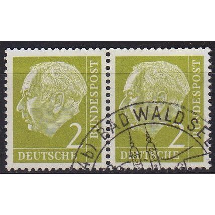 GERMANY BUND [1954] MiNr 0177 2er ( O/used ) [02]