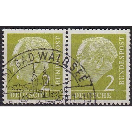 GERMANY BUND [1954] MiNr 0177 2er ( O/used ) [03]