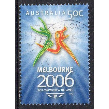 Australia 2006 Commonwealth Games, Melbourne - Logo 50c Sheet Used