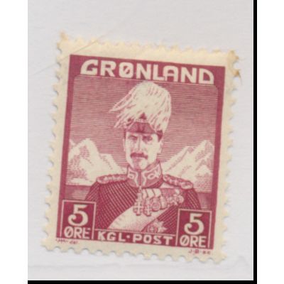 Greenland Stamp Scott #2, Mint Hinged