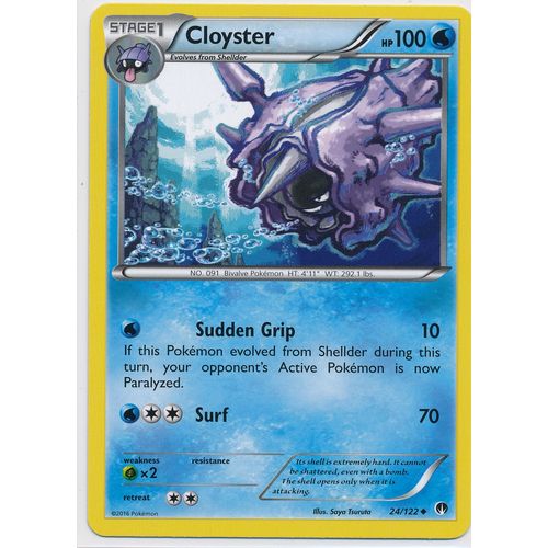 Pokemon XY BREAKPoint #024/122 Cloyster