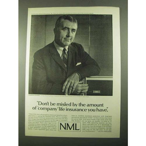 1969 NML Northwestern Mutual Life Ad - Don't be Misled