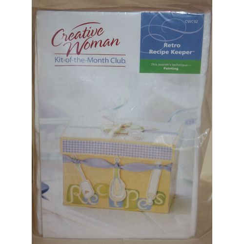 Creative Woman Kit of the Month Club Retro Recipe Keeper Kit
