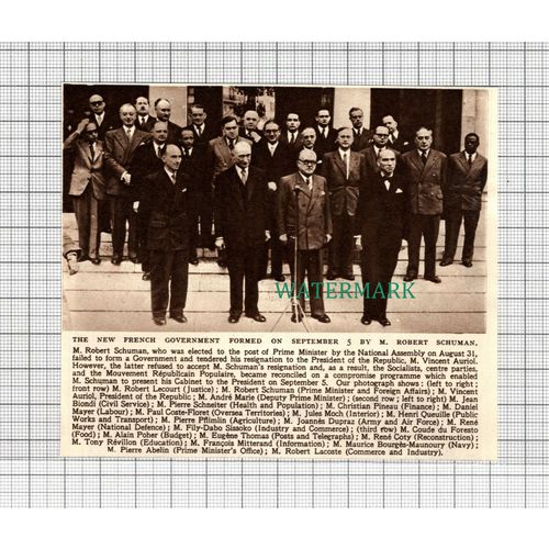 C2758) New French Government Robert Schuman - 1948 Clip