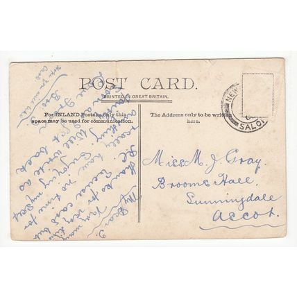 Edgmond Rectory Newport Salop Shropshire Postcard