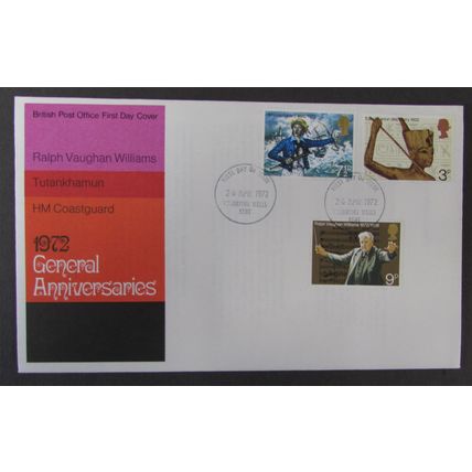 POST OFFICE - ANNIVERSARIES FIRST DAY COVER 1972 (b)