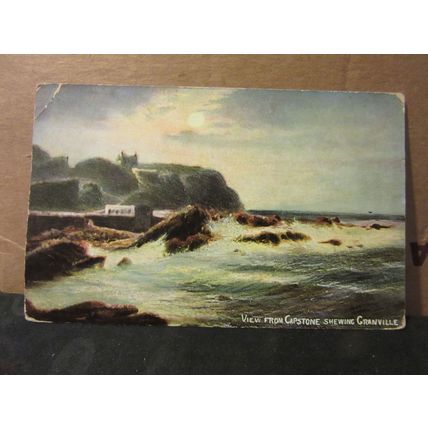 GRANVILLE FROM CAPSTONE, ILFRACOMBE DEVON unused antique postcard Hildesheimer =