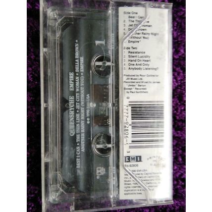 Queensryche "Empire" Cassette Tape