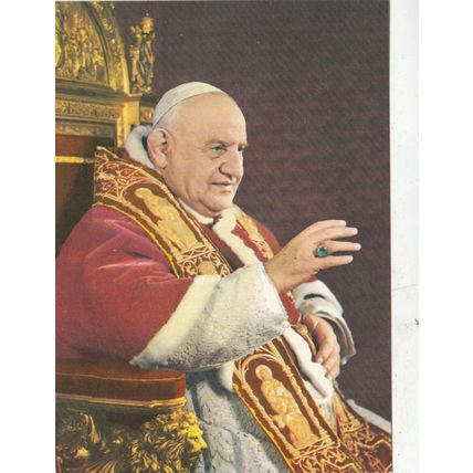 Pope John XIII Postcard unused VGC