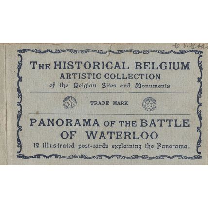Panorama Of The Battle Of Waterloo 12x Military Postcard Book