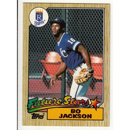 1987 Topps Baseball #170 Bo Jackson RC Rookie Card –NM- Royals