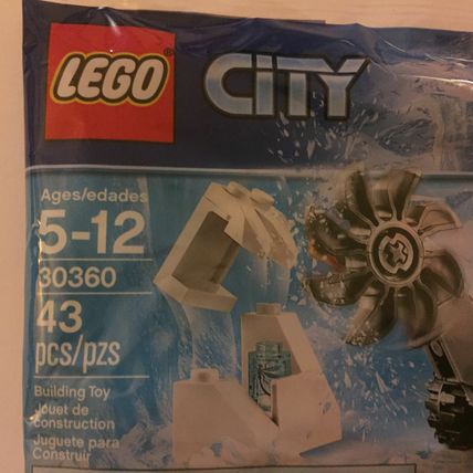 New City Arctic Ice Saw Lego Set Polybag