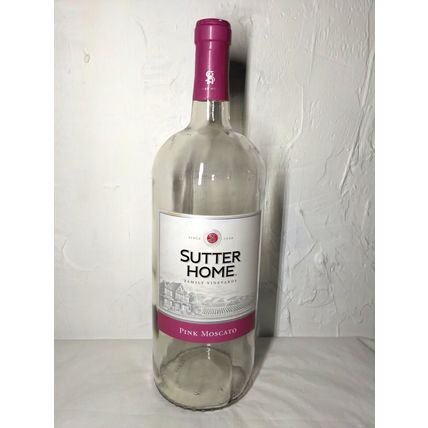 Sutter Home Family Vineyards Wine Bottle Pink Moscato California - Fast Ship!