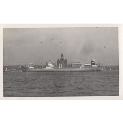 World Unity 1952 Built Cargo Ship Vintage Rare Photo