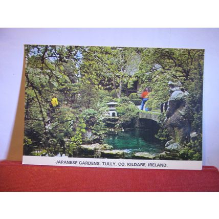 JAPANESE GARDENS, TULLY, CO. KILDARE, IRELAND unused postcard #