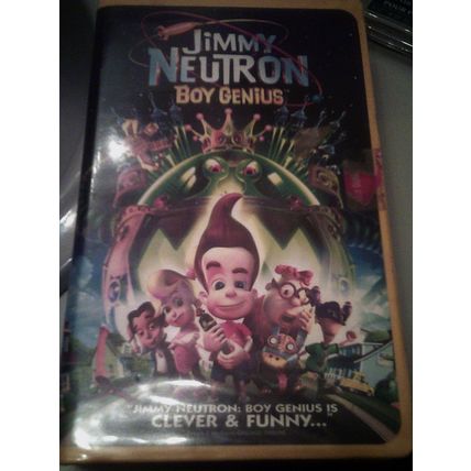 Jimmy Neutron Boy Genius VHS