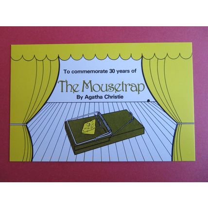 Veldale The Mousetrap Agatha Christie No.697/1000 Postcard