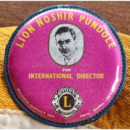 Lion Noshir Pundole 1966 Lions Club International Convention Club #200