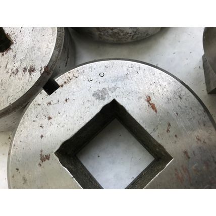 lot 5 WILSON THICK TURRET SQUARE PUNCHES .906"THRU 1.187",TG
