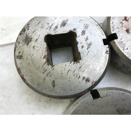 lot 5 WILSON THICK TURRET SQUARE PUNCHES .906"THRU 1.187",TG