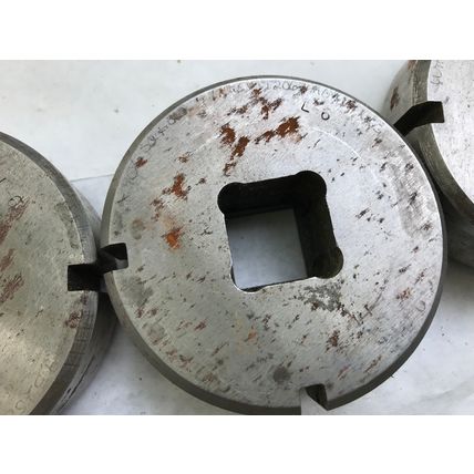 lot 5 WILSON THICK TURRET SQUARE PUNCHES .906"THRU 1.187",TG