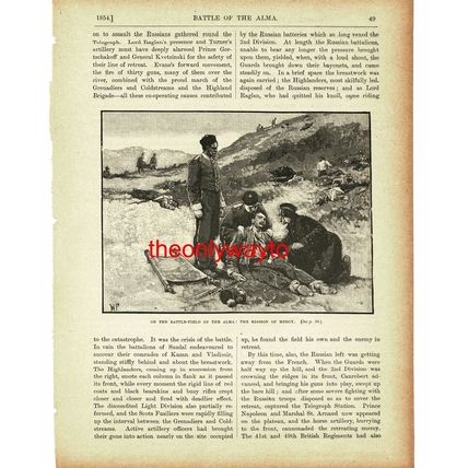 Battle Of Alma, Mercy Mission, Crimean War, Book Illustration (Print), c1895