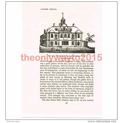 Winstanley's House, Littlebury, Essex, Book Illustration (Print), c1950