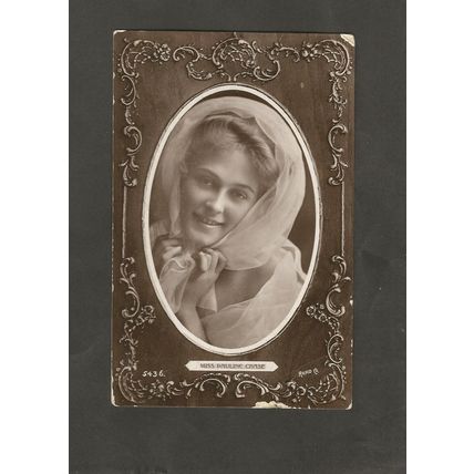 Genealogy Postcard Maude Wright 31 Erskine Road Walthamstow London 1916