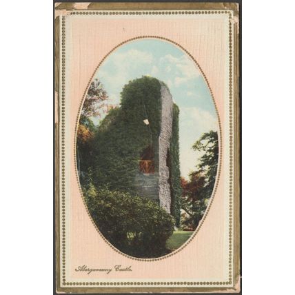 Abergavenny Castle, Monmouthshire, 1910 - Postcard
