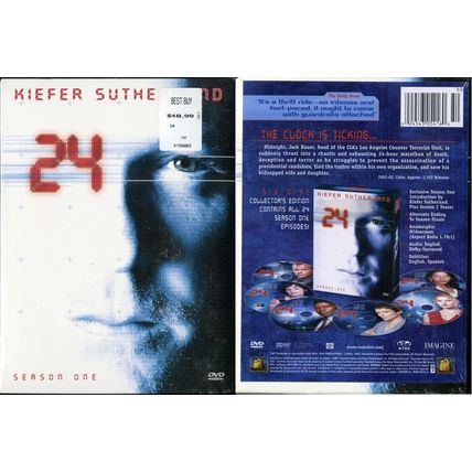 24 SEASON ONE COLLECTOR'S EDITION 7 DISCS DVD 20TH CENTURY FOX VIDEO NEW