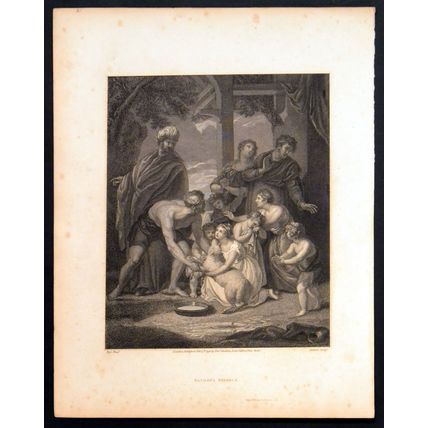 NATHAN’S PARABLE 1796 Jean Marie Delattre - Richard Morton Paye ETCHING