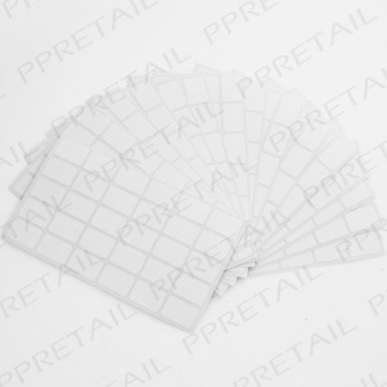 1500x Self Adhesive White Rectangle 19x12mm Stickers Small Sticky Label Sheets