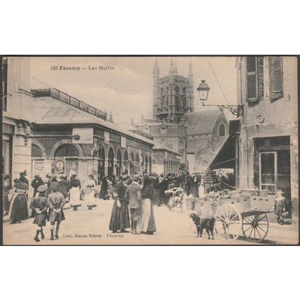 Les Halles, Fécamp, c.1905-10 - Banse Frères CPA