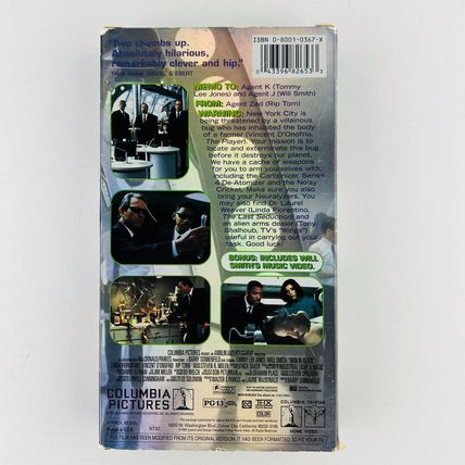 Men in Black VHS Video Tape Movie