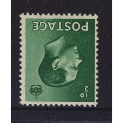 SG457Wi ½d Green INVERTED WATERMARK ~ UNMOUNTED MINT - E8R GB.