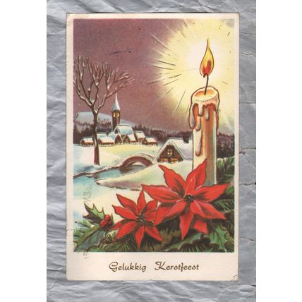 Gelukkig Kerstfeest - Holland - Postally Used - Groningen Station December 1962