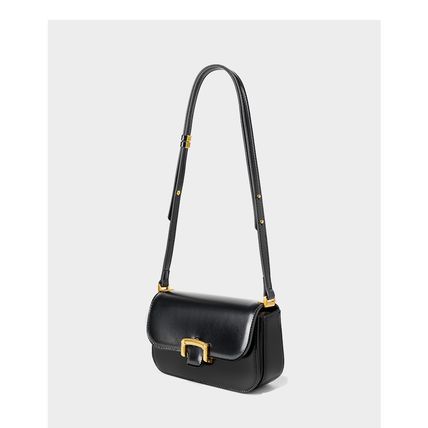 Genuine Leather Women Shoulder Bag Handbag Black