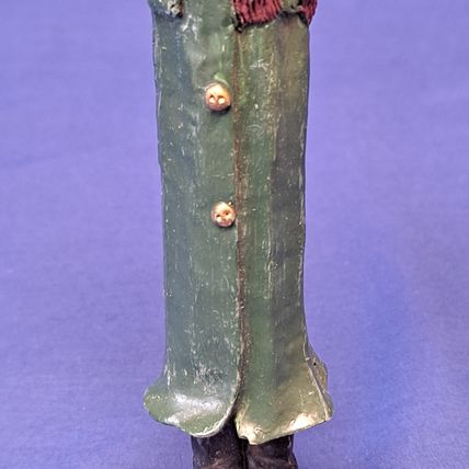 Vintage Windsor Collection PENCIL CAROLER 8" Figurine Skinny Santa Christmas