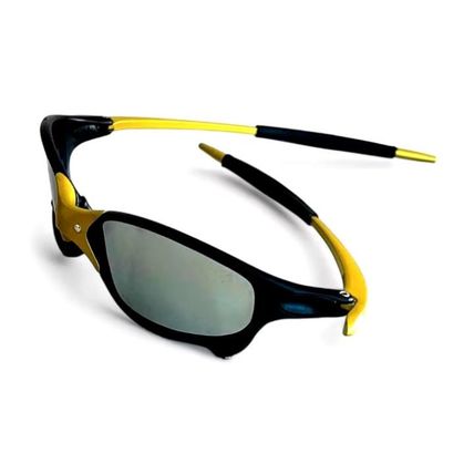Juliet X-Metal Corvette Gold Liquid Metal Sunglasses