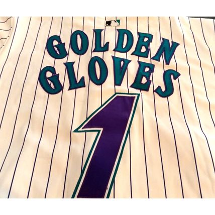 2001 Golden Gloves #1 Uniform Arizona Diamondback Year They Won The World Series