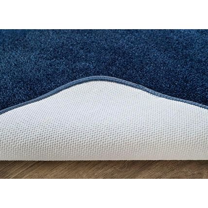 Garland Rug Traditional Nylon Washable Navy 4 Piece Set - Lid, Contour, 2 Bath R