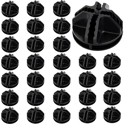30 PCS Wire Cube Connectors, Plastic Corner Connectors for DIY Cube Storage Shel