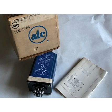 NEW ATC 319DC 319H-007-H1-X AUTOMATIC TIMING & CONTROL TIMING RELAY 24/48 VDC,SV