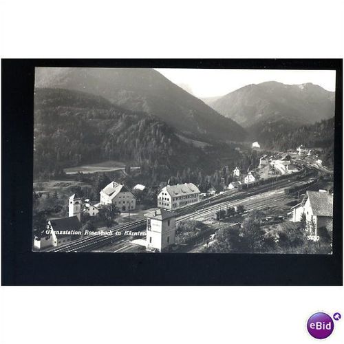 Austria KARNTEN Grenzstation Rosenbach Postcard by Schilcheer (3430)
