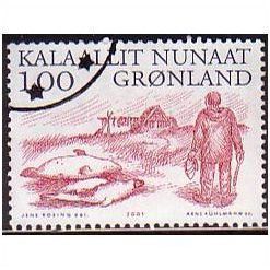 2001 Greenland Sc# 380 used - Seal hunter 1.00kr