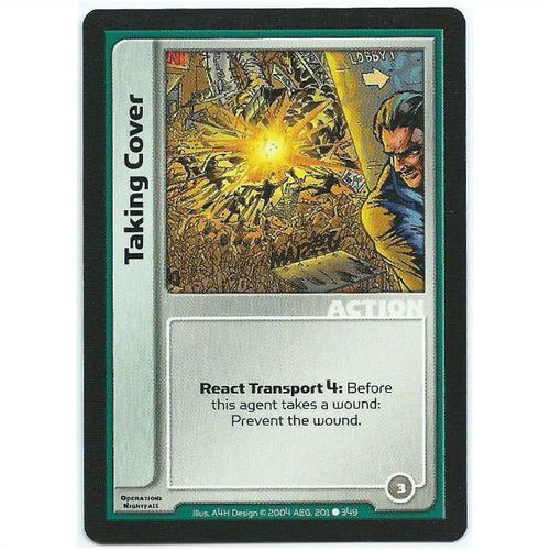 Spycraft CCG Operation Nightfall - 201/349 - Taking Cover