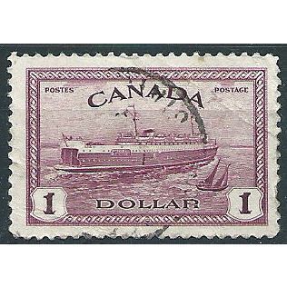 Canada 1946 SG406 $1 Purple Fine Used ....
